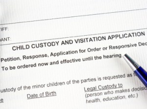 child custody visitation schedules support